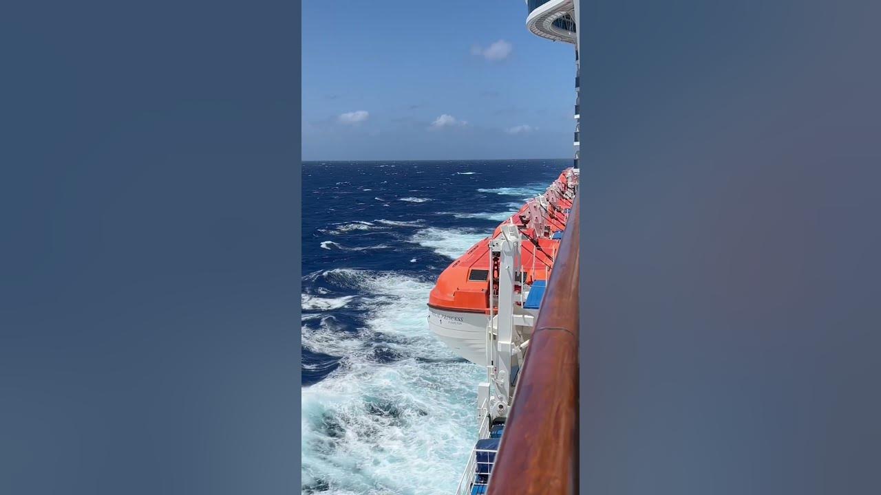 Rollin’ through choppy seas south of Cuba