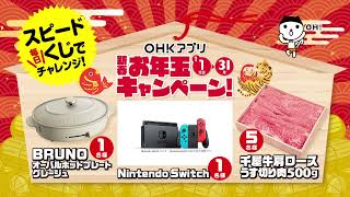OHKアプリCM【新春お年玉キャンペーン篇】