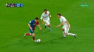 False 9 Messi vs Real Madrid (Away) 2008-09 English Commentary HD 1080i