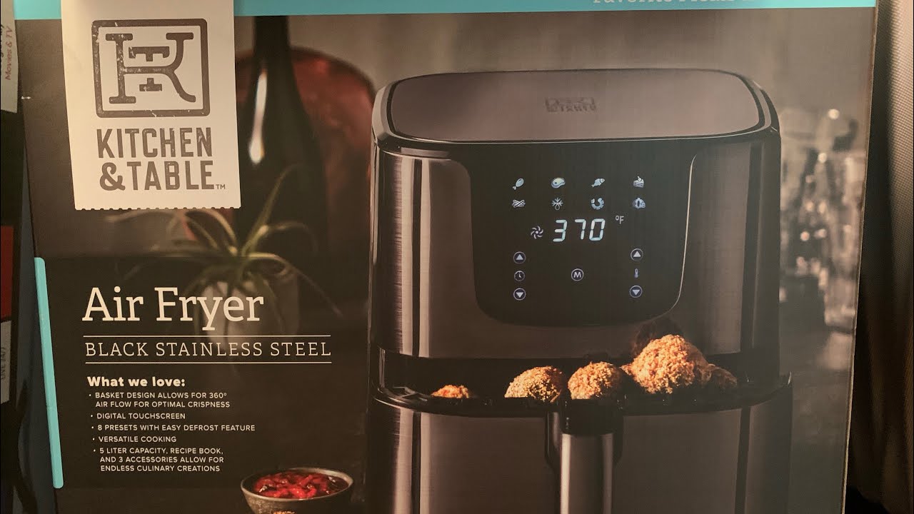 Kitchen and table air fryer YouTube