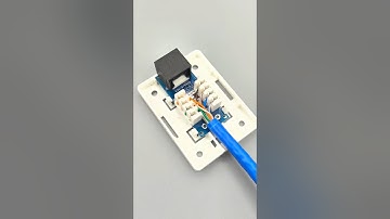 How To Install Modular RJ45 Cat6a Keystone Jack Surface Mount Box For Network Ethernet cable#cabling