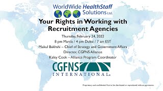 Your Rights in Working with Recruitment Agencies 2022 (webinar replay)