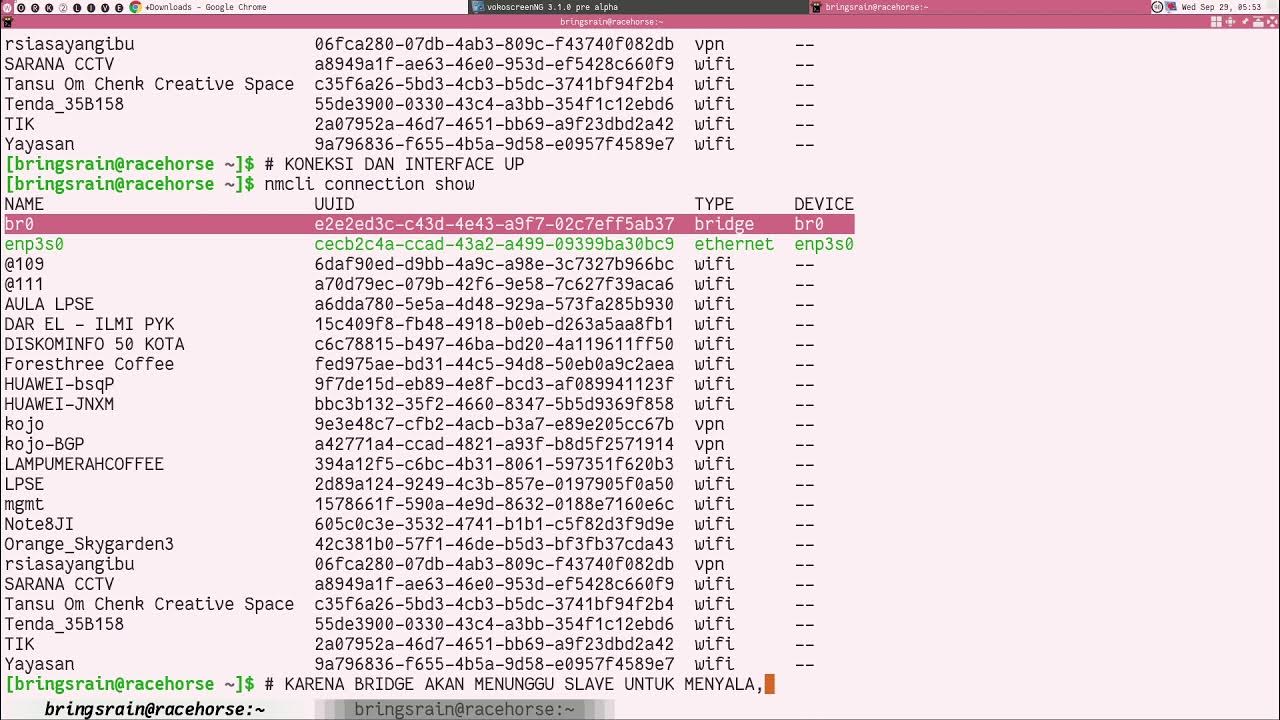 Konfigurasi Bridge Via Network Manager (nmcli) YouTube