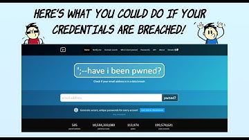 What you could do if your credentials are breached!