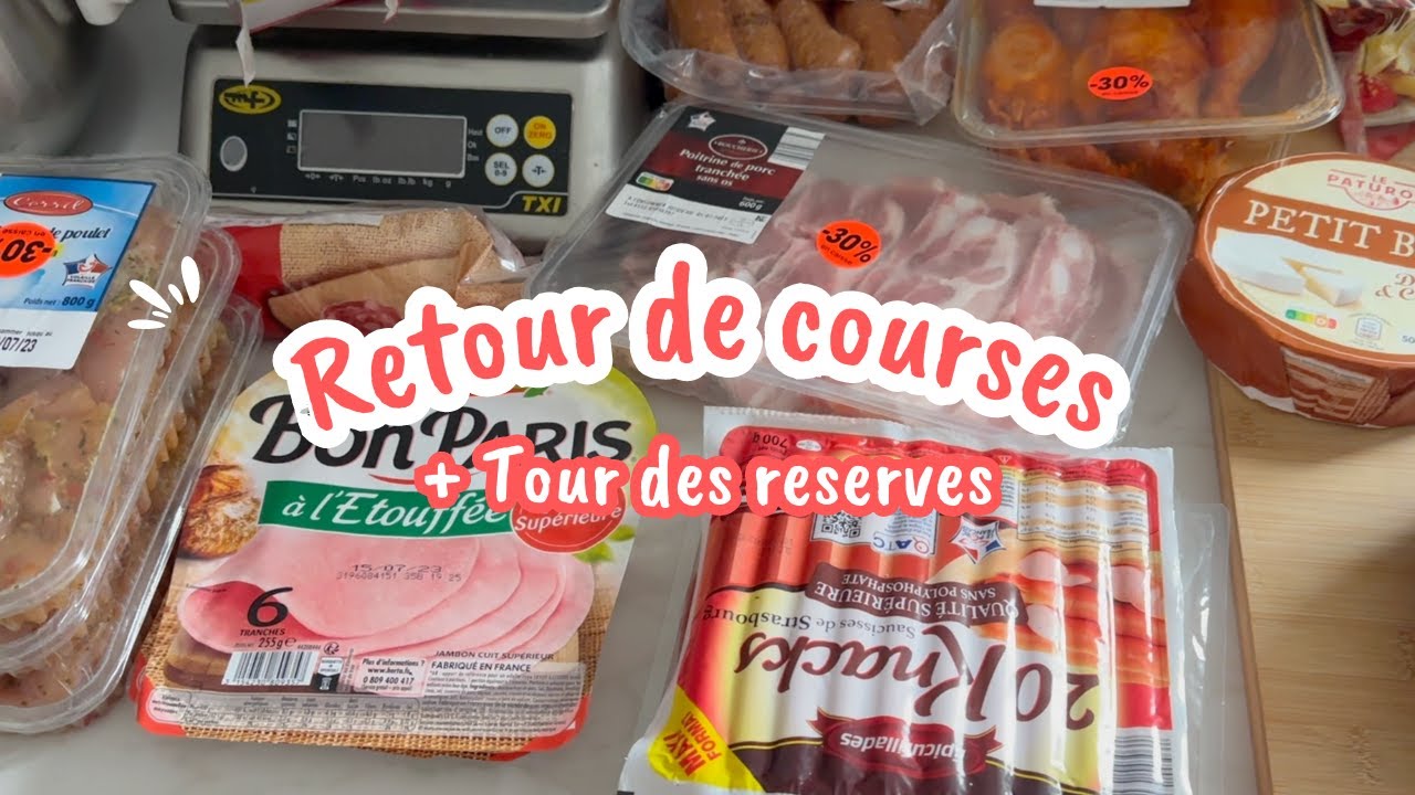 Mission Placards 📹 Retour de courses & Tour des réserves 🥫 Il faut alléger le budget courses