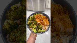 a chaotic (realistic) meal prep video😭 full recipe in description ↓ #gymgirl #mealinspo #fitmeals