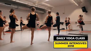 Summer Intensives daily yoga class timelapse | Dansstudio Indigo | 2018