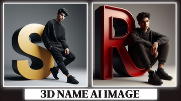 3D name ai image creator | ai lover image 2024 | #bing #bingimagecreater #editing #video #trending