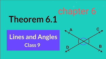 class 9 Maths chapter 6 Lines and Angles Exercise 6.1 Theorem vertically opposite angles are equal