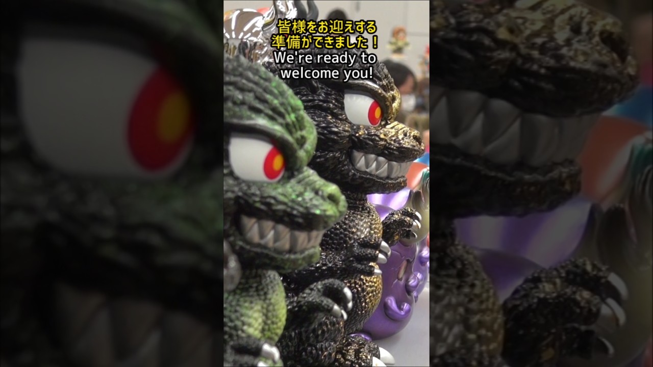 ホビーラウンド32に一日限定で作ったNewbornゴジラ第2弾！VSビオランテ