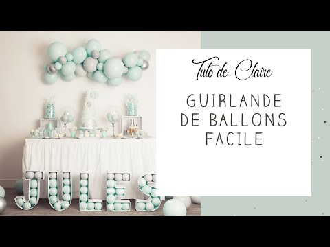 [Tuto de Claire] Comment faire une petit guirlande ballons organiques (nuage)