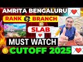 Amrita University Bangalore Campus|AEEE Cutoff|AEEE rank vs branch|CSAP Amrita|AEEE counselling 2026