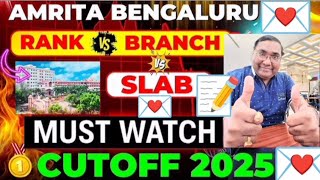 Amrita University Bangalore Campus|AEEE Cutoff|AEEE rank vs branch|CSAP Amrita|AEEE counselling 2026