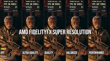 FidelityFX Super Resolution (FSR) RX 5500 XT test