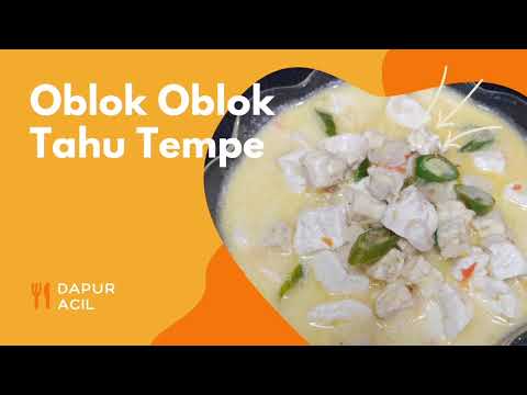 Cara Masak Oblok Tempe