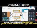 Parte 2, Como encender un LED, Transistor como interruptor o regulador de corriente?