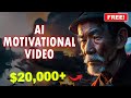 Make ai generated motivation  quotess and earn 20k usd a month