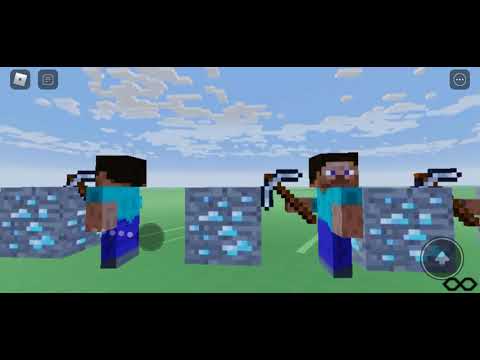 Minecraft In A Nutshell but In Roblox #minecraft