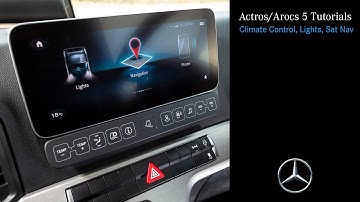 New Actros/Arocs Tutorials: Climate Control, Lights and Sat Nav