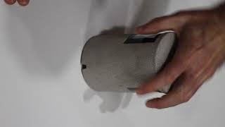 How to Rotate Hilsea Concrete Twin LED Outdoor Spotlight