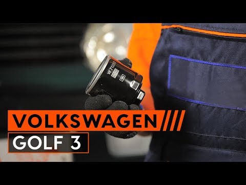 Jak vyměnit motorový olej a olejový filtr na VW GOLF 3 1H1 Hatchback [NÁVOD AUTODOC]