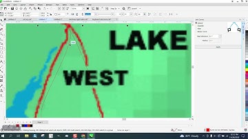 Corel Draw Tips & Tricks Lake Map to cut out and Engrave