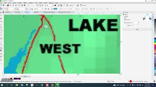 Corel Draw Tips & Tricks Lake Map to cut out and Engrave