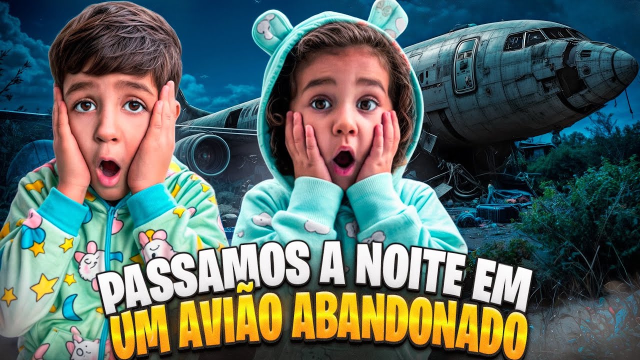 PASSAMOS A NOITE EM UM AVIÃO ABANDONADO *será que é mal assombrado?