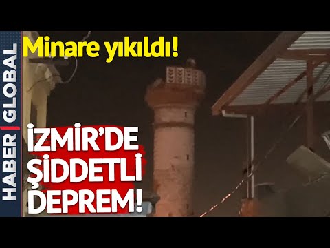 İzmir Depremi Kameralara Böyle Yansıdı! Vatandaşlar Korku Dolu Anları Anlattı: Ç