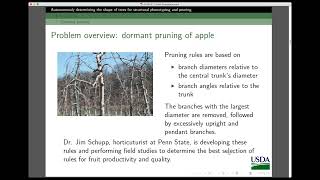 20160211Webinar35-Autonomously Determining the Shape of Trees for Structural Phenotyping and Pruning