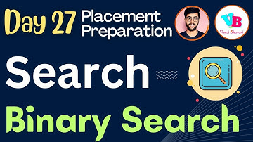 Searching -  Binary Search in telugu | DSA in Telugu | Vamsi Bhavani