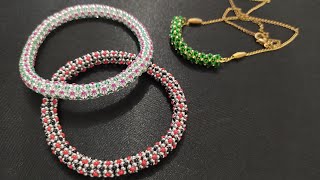 Boncuktan Bilezik Yapımı - Kum Boncuk Bileklik - Beads Bracelet - 3 Colours Bracelet