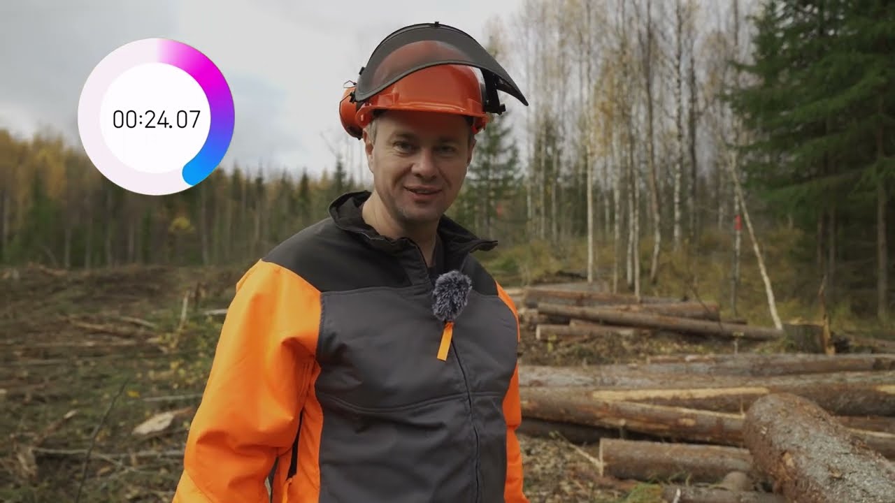 Большой тест-драйв бензопил Oleo-Mac в лесах Карелии.1 серия 