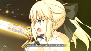 Fategrand Order saber Lily Np Caliburn