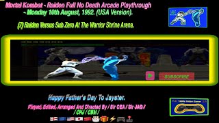 🇺🇸🎮🕹⚡️ Mortal Kombat - ⚡️ Raiden ⚡️ - Arcade - Full No Death Playthrough (USA Version) ⚡️🕹🎮🇺🇸