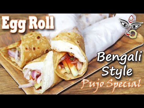 Kolkata style egg roll, Street style egg roll recipe, Kathi roll, Egg  wrap, Foodworks