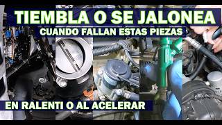 Partes que Pueden Causar que el Auto Tiemble, Jalonee o se Acelere
