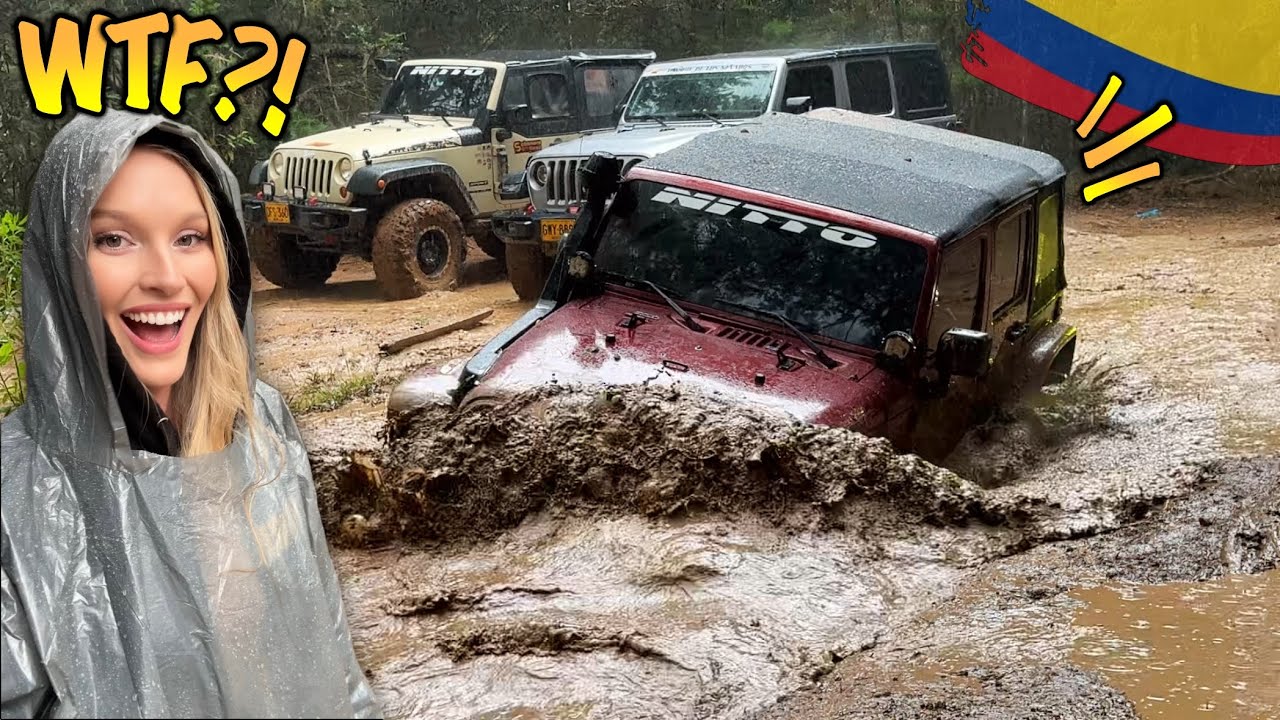 Внедорожные поездки в Колумбии впервые!