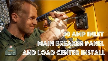 50 Amp Shore Power And Panel (Skoolie Electrical): School Bus Conversion Ep  40