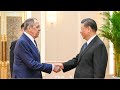 Xi jinping rencontre le ministre russe des affaires trangres