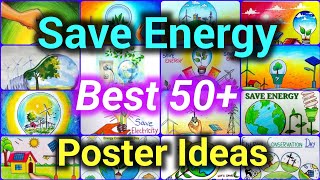 Save Energy Drawing / Save Energy Poster / energy conservation day poster drawing ideas 2023