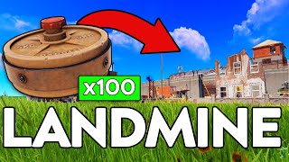 We surrounded outpost with landmines...  Rust