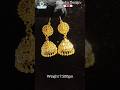 Beautiful Gold Jhumka Design ❤️ #shorts #ytshorts #jhumka