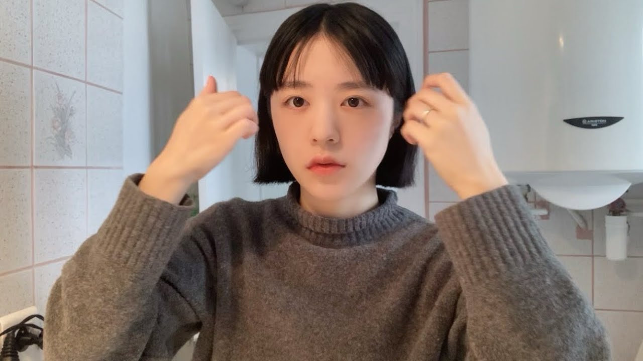 ミニマリストのパリ暮らし🛁🧴🩰 前髪を伸ばしてみます❕