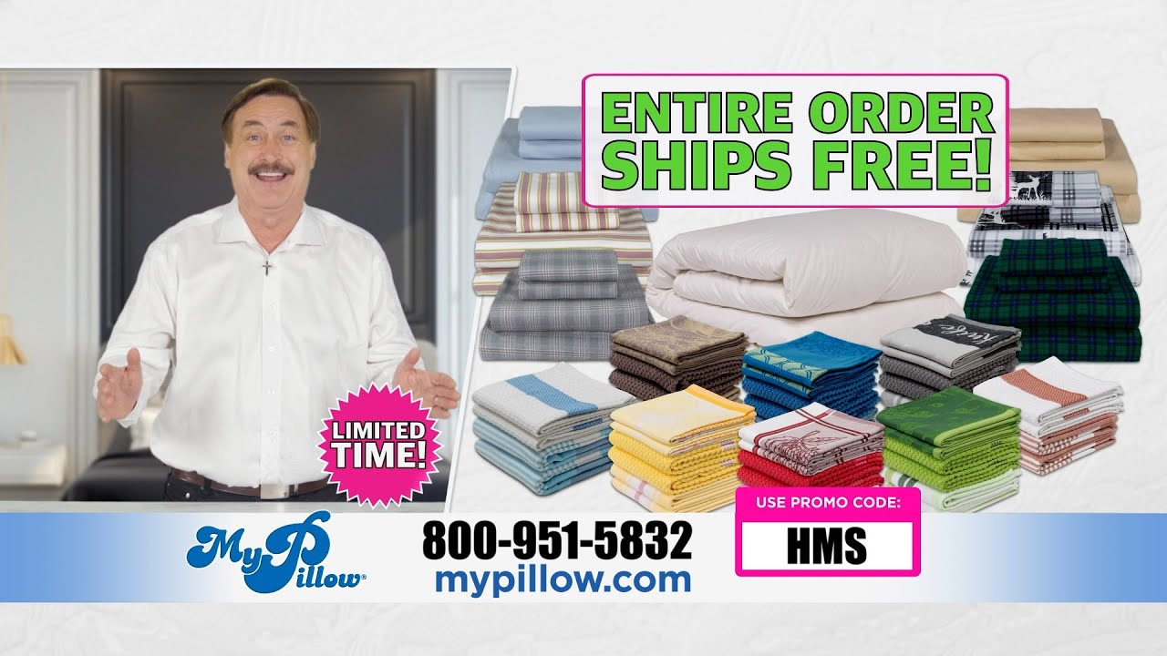 MyPillow.com - Mike Lindell - Promo code HMS Towels with a GIFT