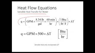 L - HVAC Heat Flow Equations