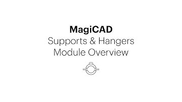 MagiCAD for Revit MEP – Supports & Hangers Module (Quick Overview)
