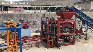 The 615th sold out QT4-20 fully automatic hydraulic concrete hollow block machine with Siemens PLC