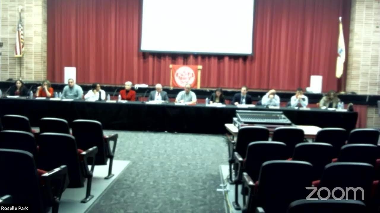 Roselle Park Board of Education Meeting 1262022 YouTube