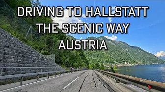 4K Driving | Austria "avoiding motorways" Apple Maps To Hallstatt